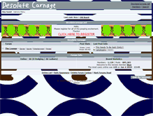 Tablet Screenshot of forums.desolatecarnage.net